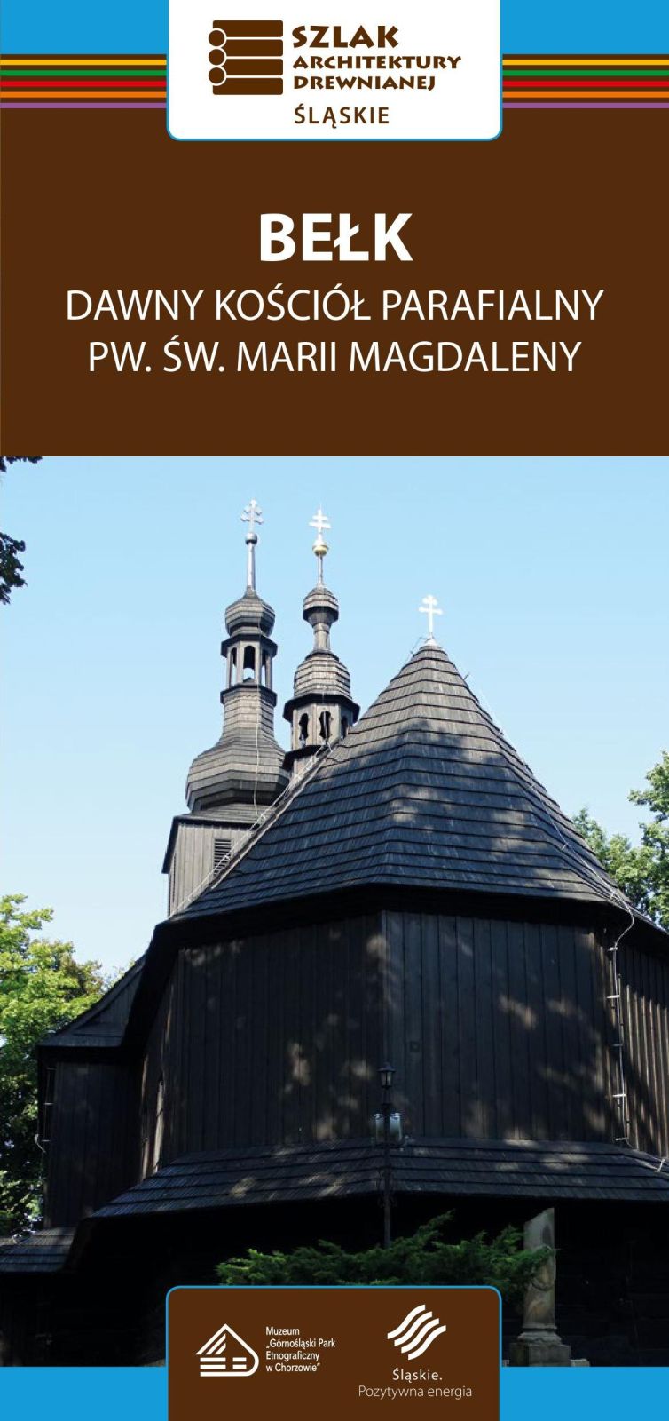 Strona tytułowa folderu Bełk. Dawny kościół parafialny pw. św. Marii Magdaleny